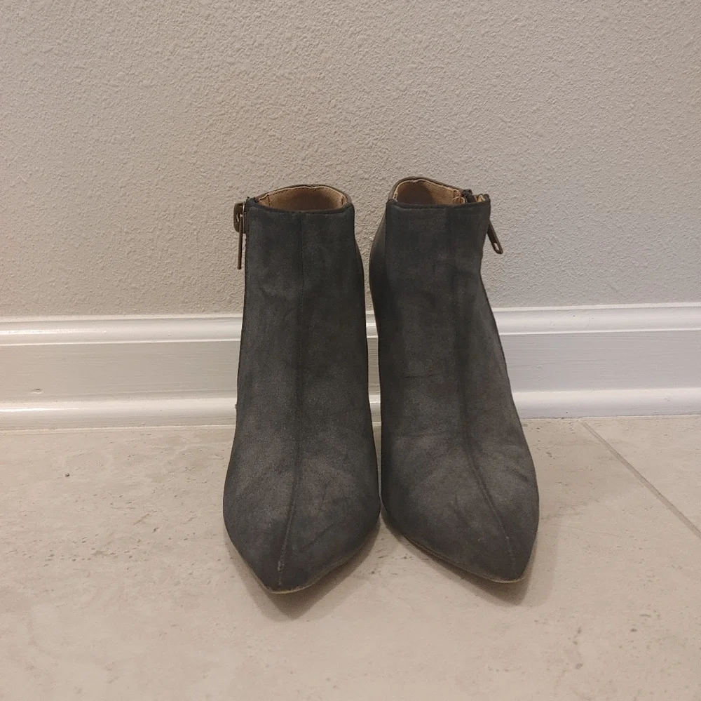 Blue Grey ankle booties - Picture 2 of 6